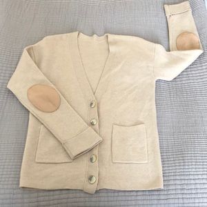 Vintage Club Monaco cardigan in beautiful nude colour